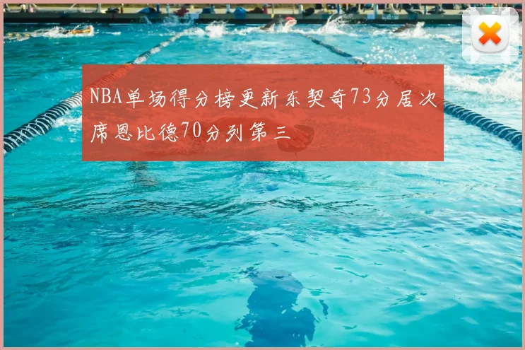 NBA单场得分榜更新东契奇73分居次席恩比德70分列第三